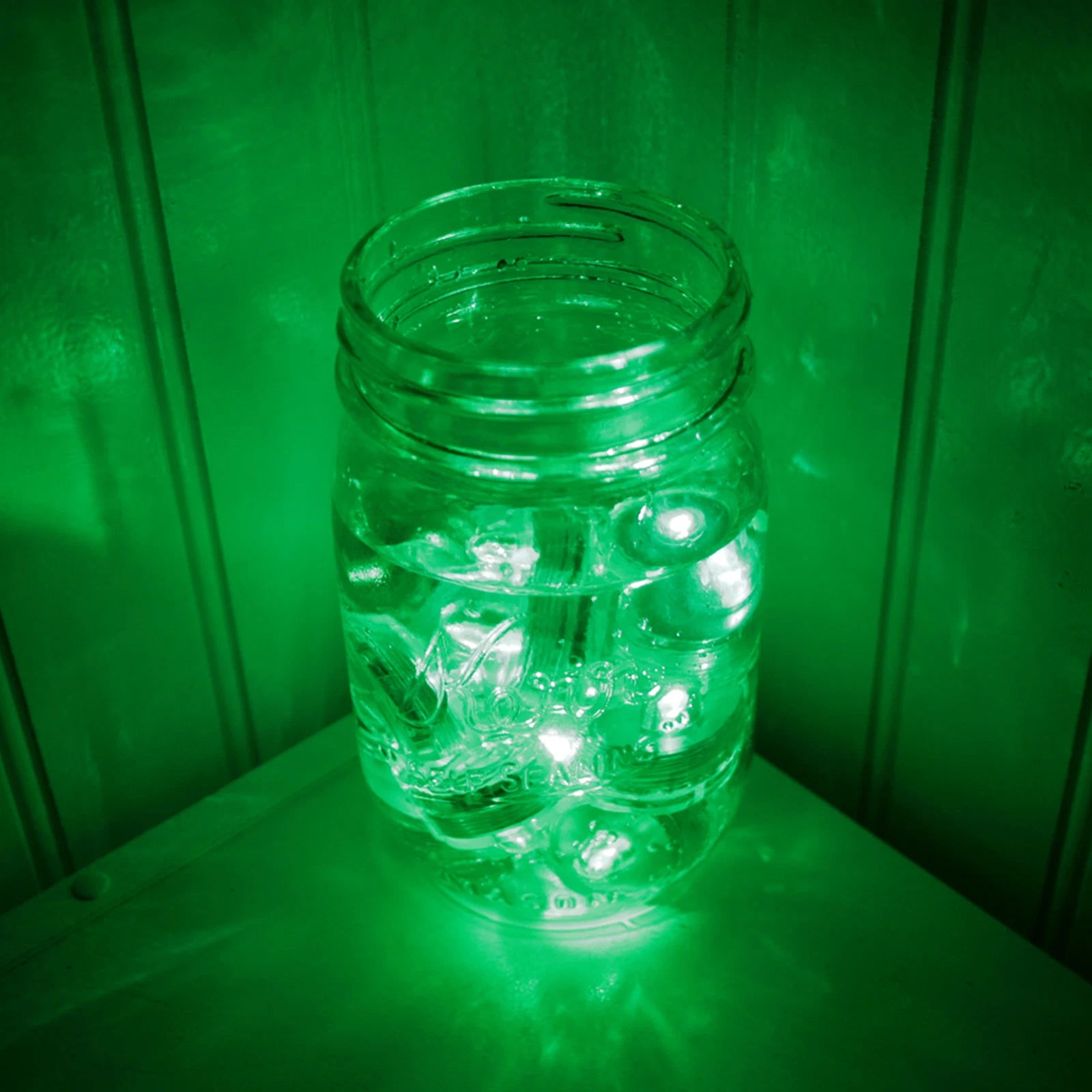 Submersible Waterproof Battery LED Tea Light ~ Wedding Decoration~Green~ 24 Pack