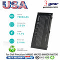 Battery for Dell Precision M4600 M4700 M4800 M6600 M6700 M50 FV993 FAST 7200mAh