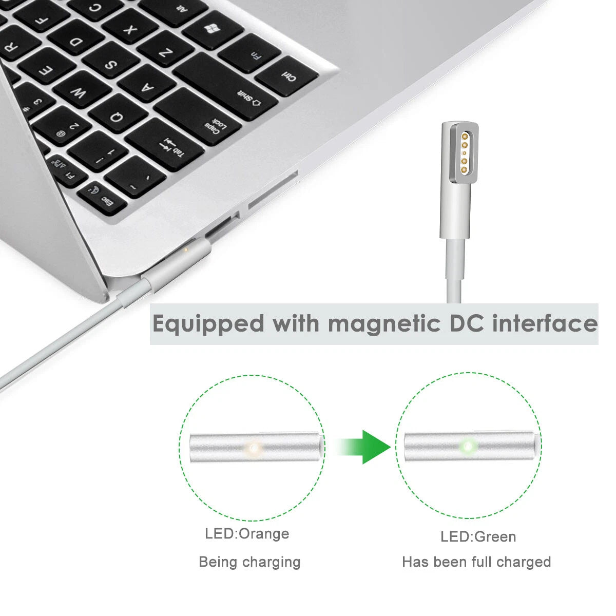 60W AC Adapter Charger L-TIP for Macbook Pro 13 inch 2009-2012 A1278 A1344 A1184