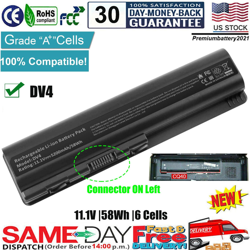 For HP G60-458DX Compaq Presario CQ60-615DX CQ60-211DX CQ60-210US CQ61 Battery