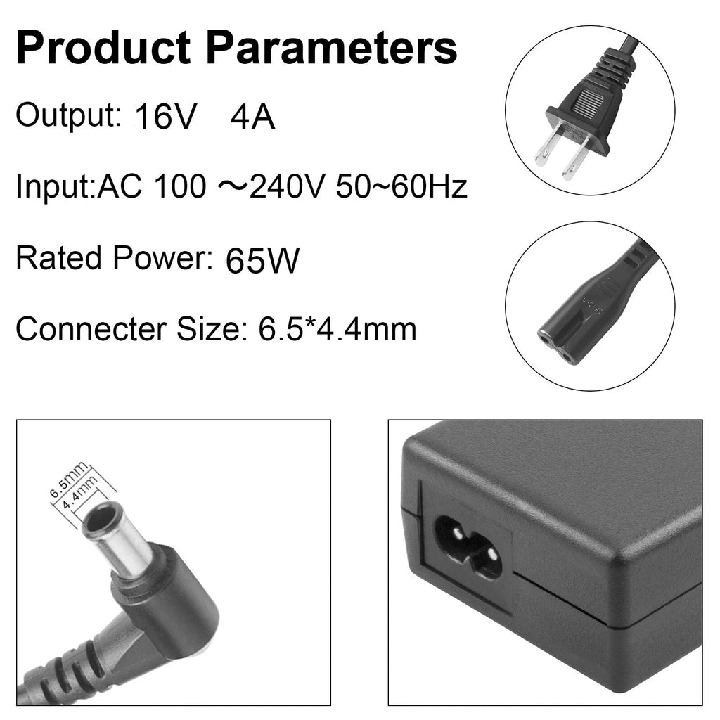 16V 4A AC Adapter Charger for Fujitsu Sony Panasonic ScanSnap Canon Printer