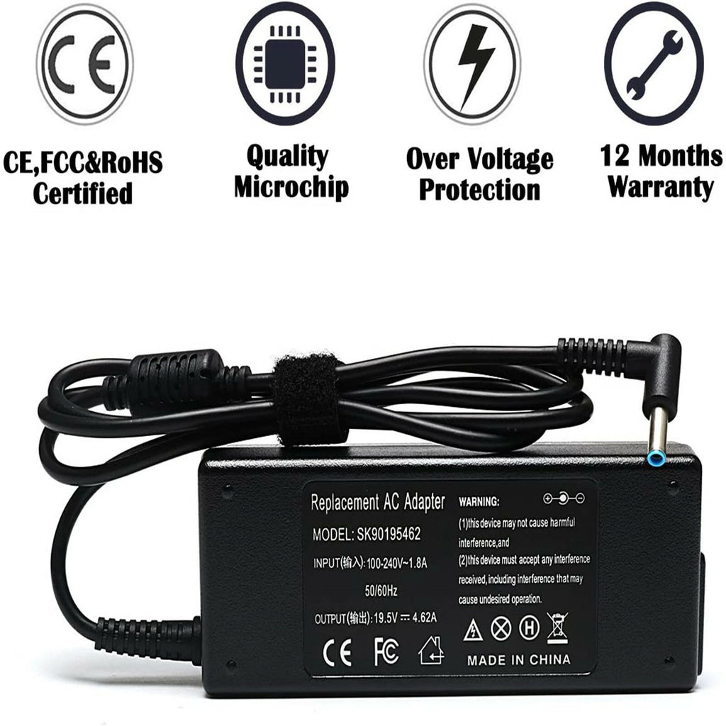 90W AC Adapter Charger Power Supply for HP TPN-Q129 TPN-Q130 TPN-Q131 TPN-Q132
