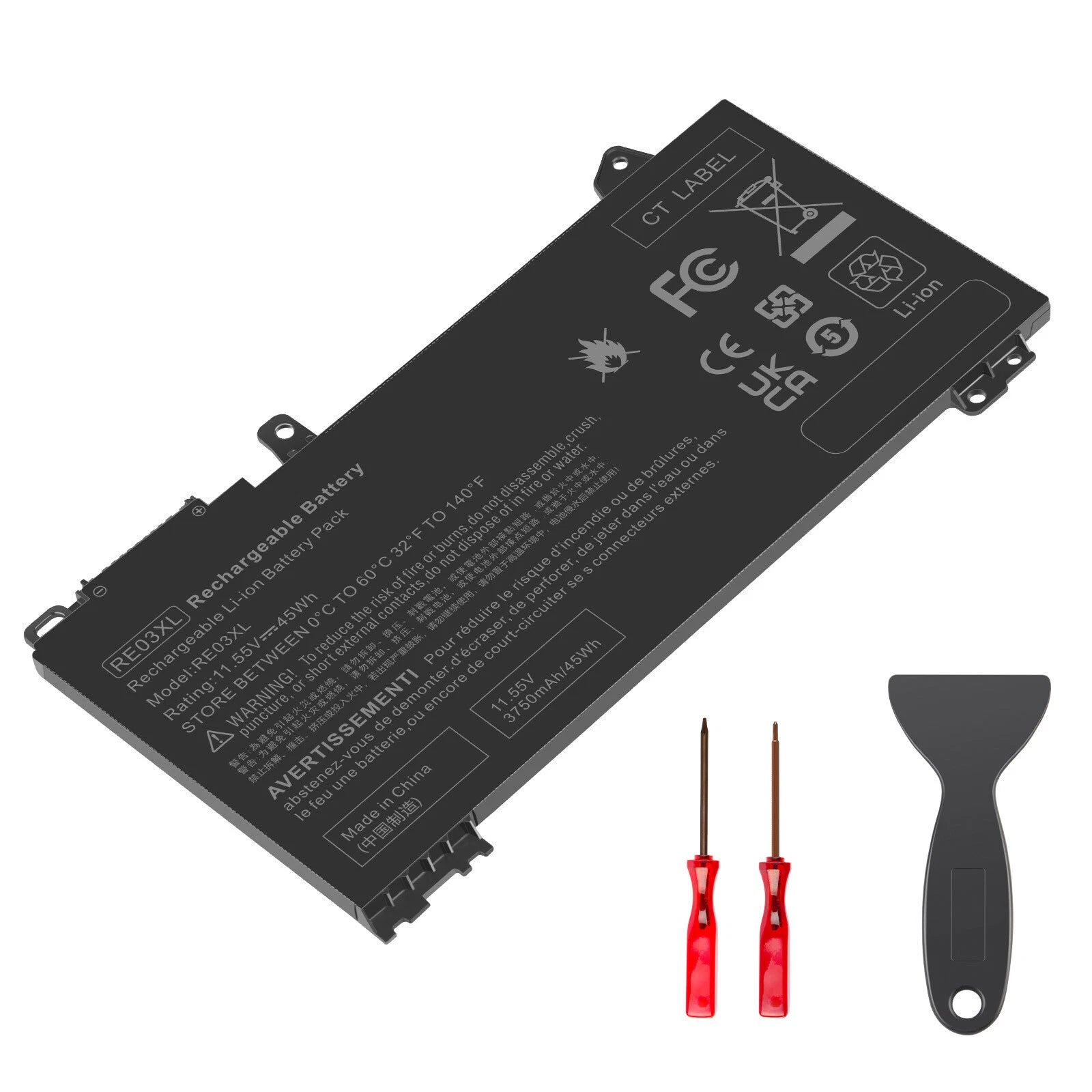 RE03XL L32656-005 Battery for HP ProBook 430 440 445 450 455R G6 L32407-AC1