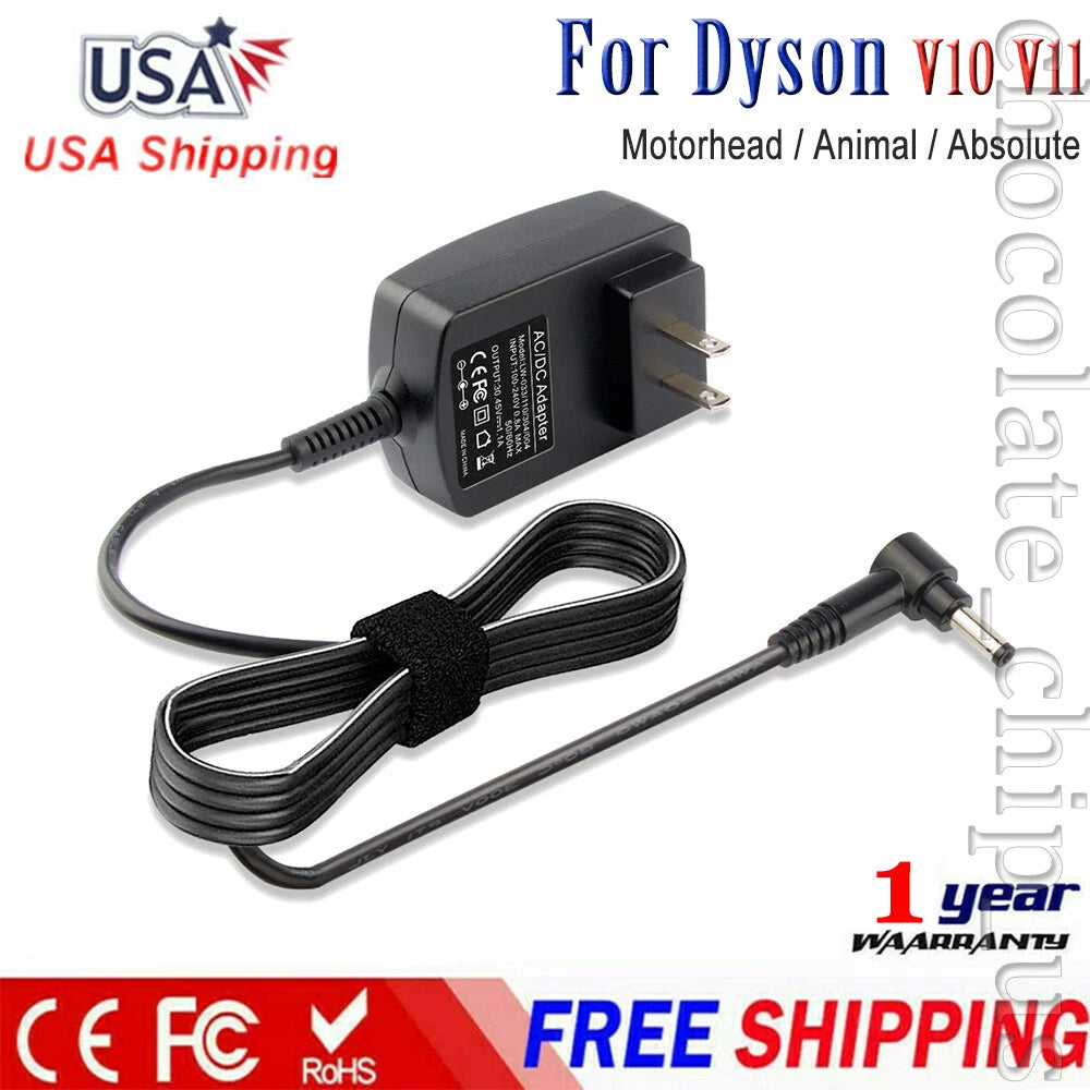 For Dyson V10 Charger Adapter V6 V7 V8 V11 SV12 Absolute Animal Vacuum Cleaner