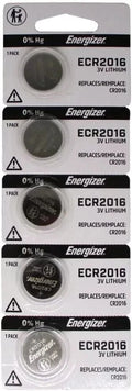 5-NEW ENERGIZER CR2016 CR 2016 BL DL2016 ECR 2016 3v LITHIUM Batteries Exp 2031