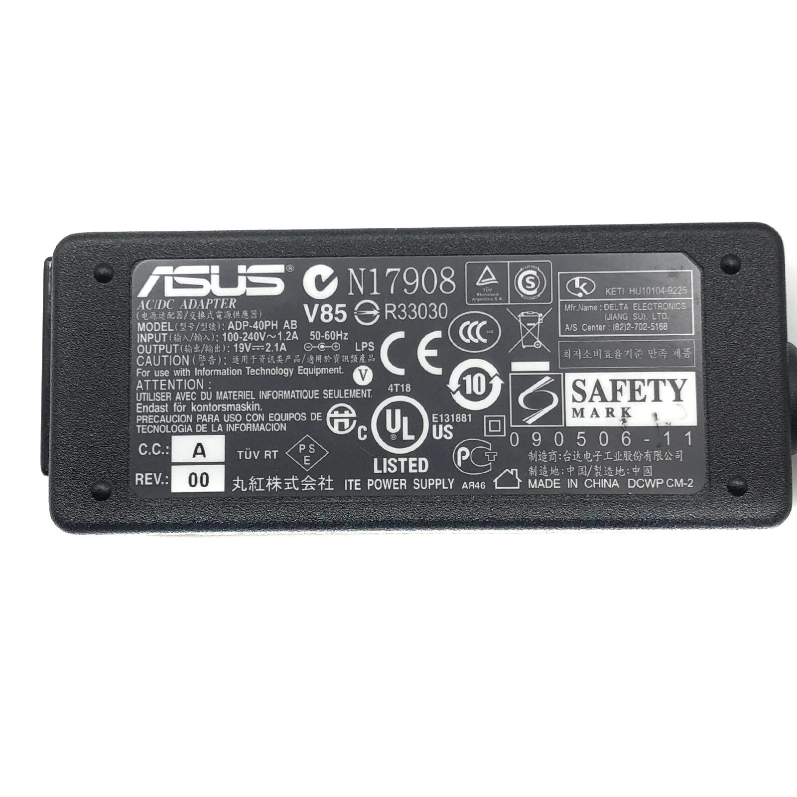NEW Genuine 40W Asus AC DC Adapter for Gaming Monitor VG245 VG245HY VG248QG