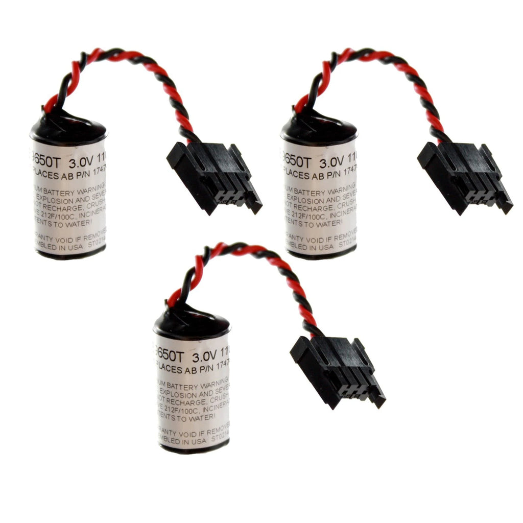 3pc ALLEN BRADLEY 1747-BA 1769-BA 1769-BA2 SLC500 Compatible With Batteries