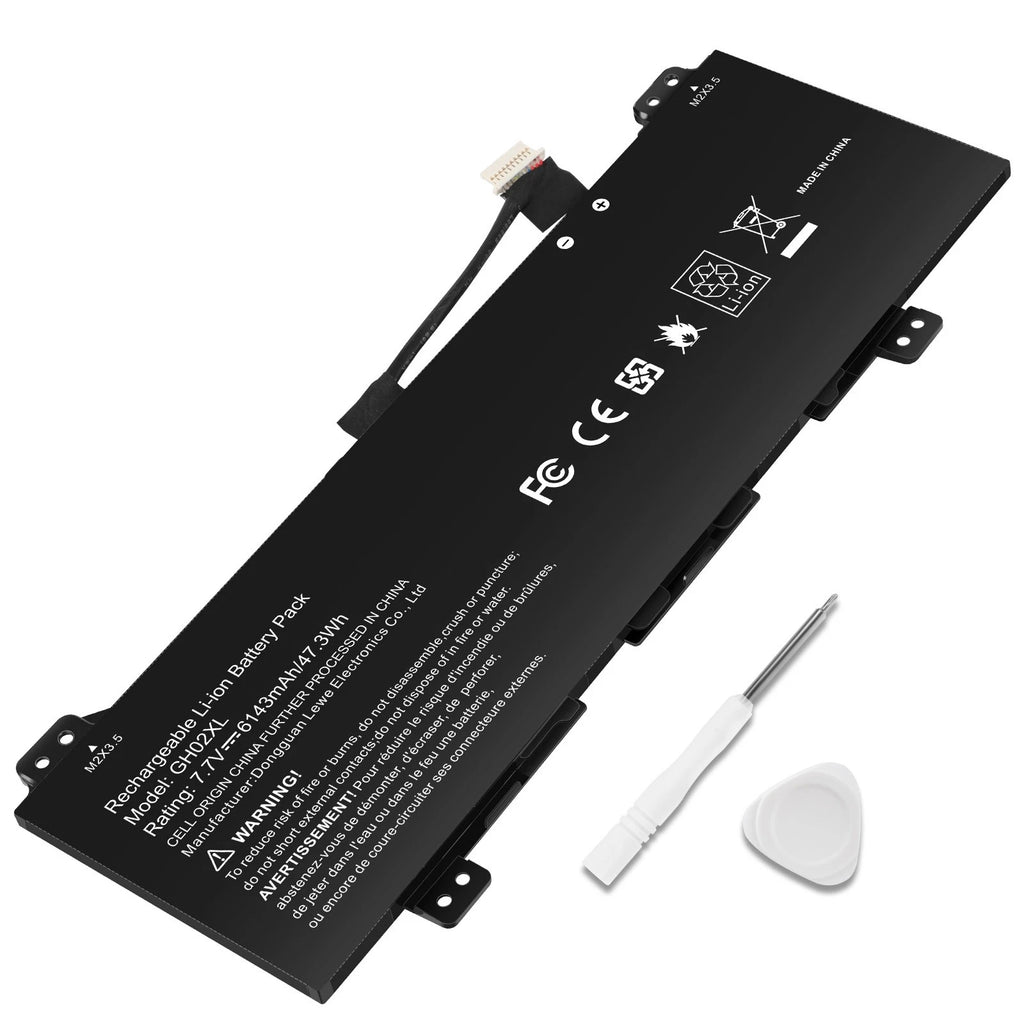 New GH02XL Battery For HP Chromebook 11A 11 G8 14 G6 HSTNN-DB9M L75783-005 47.3W