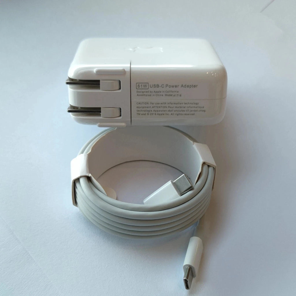 OEM 61W USB C Type C Adapter Charger for Apple MacBook PRO 13" A1718 + Cable NEW