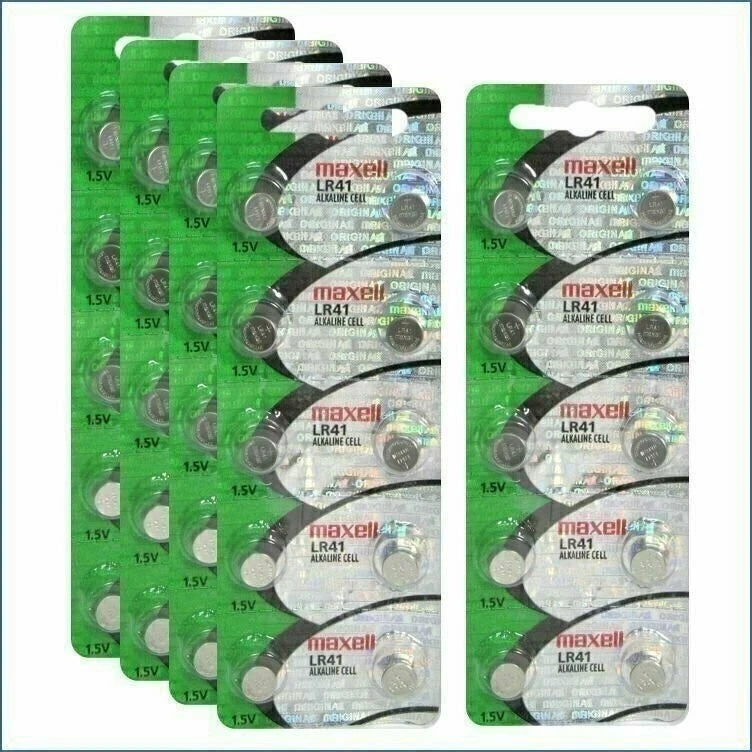 10 MAXELL LR41 AG3 392A 192 SR41 LR736 CX41 392 BATTERY