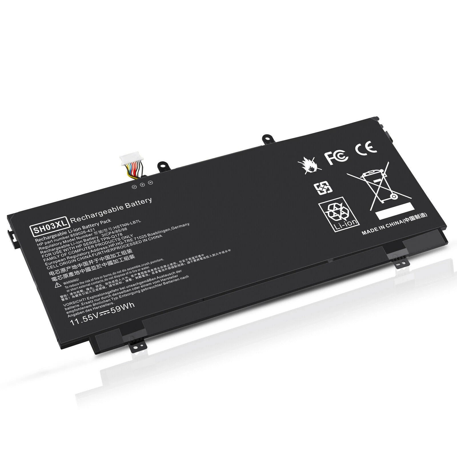 SH03XL Battery For HP Spectre X360 13-ac 13-w HSTNN-LB7L 859026-421 859356-855
