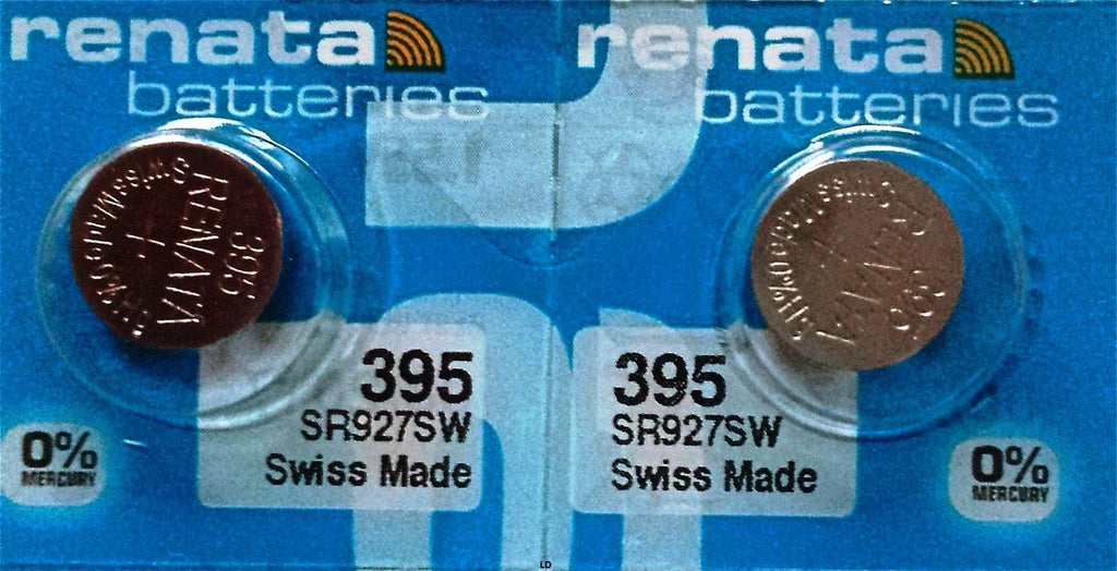 395 RENATA WATCH BATTERIES SR927SW (5 piece) New packaging Authorized Seller