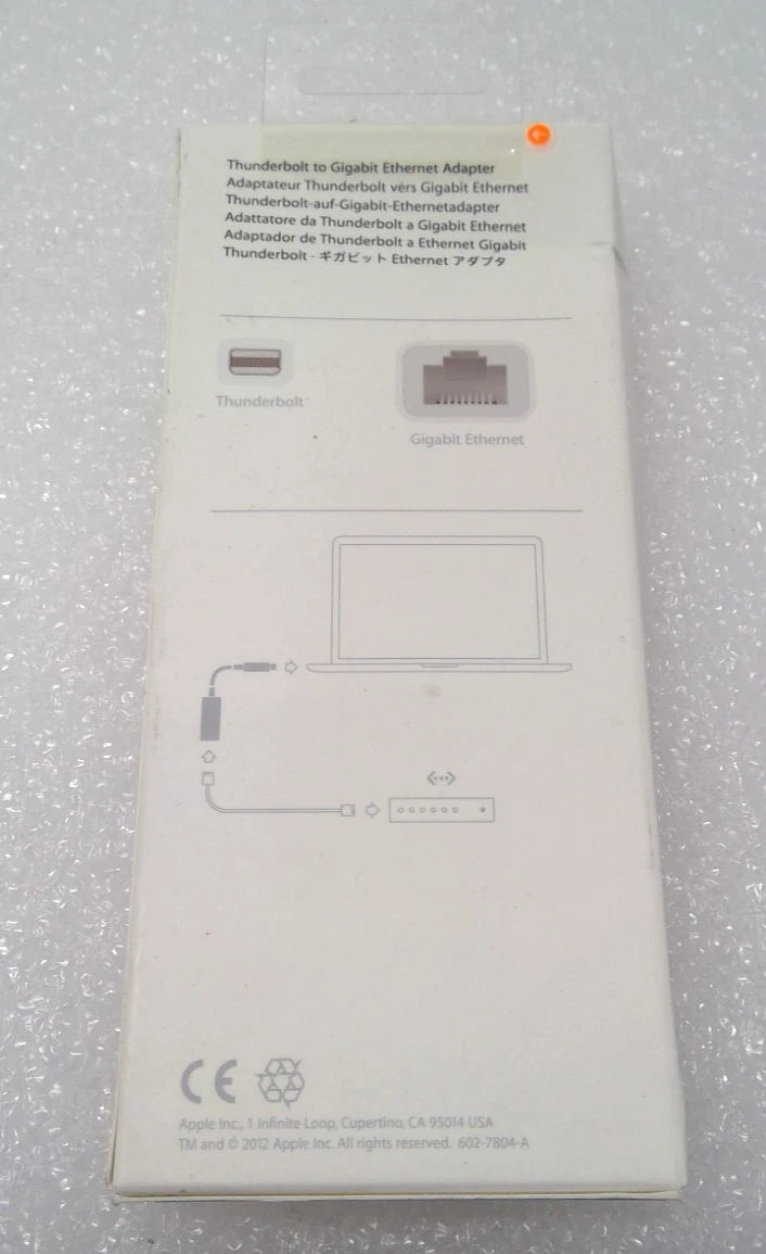 NEW Apple Thunderbolt to Gigabit Ethernet Adapter Genuine A1433