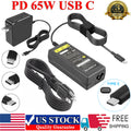 65W USB C Adapter Laptop Charger for Lenovo Yoga/Chromebook/Thinkpad X1 Carbon