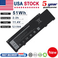 FOR DELL G3 3590 G5 5500 G5 SE 5505 11.4V 51WH 4255MAH LI-ION BATTERY 415CG