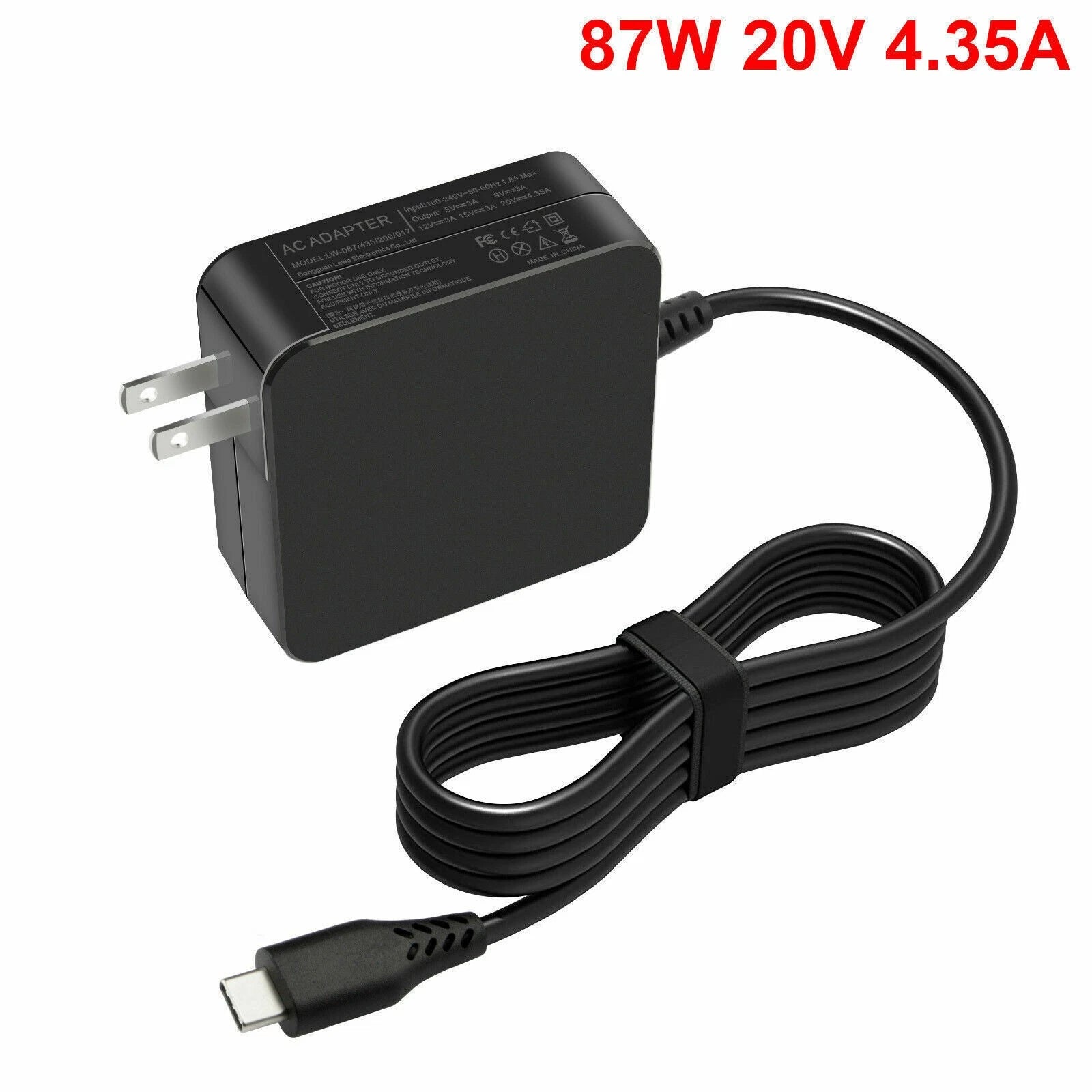 87W USB-C AC Adapter Charger for Apple MacBook Pro 15" 13" Air 13" A1719 A2179