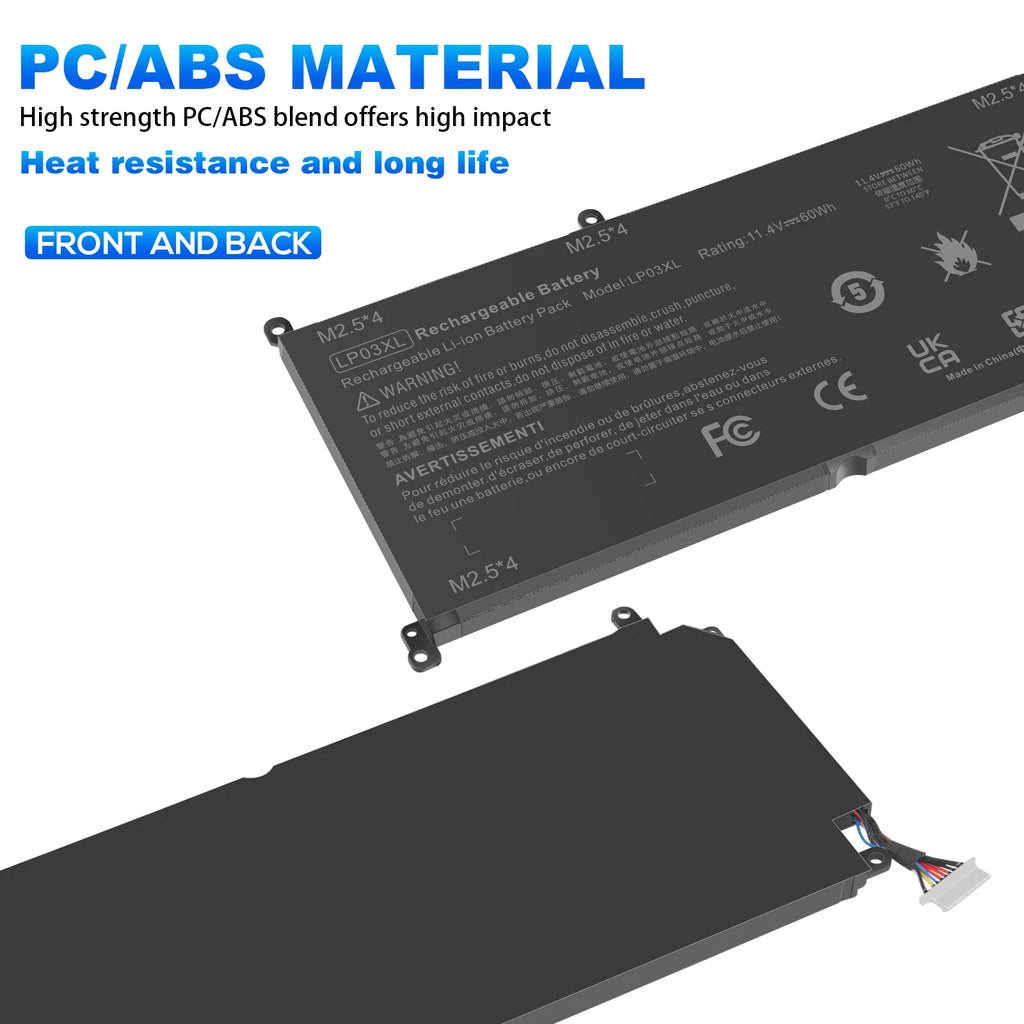 LP03XL 807417-005 804072-241 Battery For HP Envy 15T-AE100, 15Z-AH000, M6-AE151D