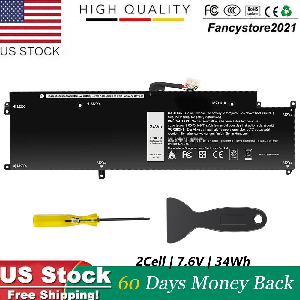 XCNR3 P63NY Battery For Dell Latitude 13 7370 E7370 Ultrabook MH25J 0XCNR3 PC