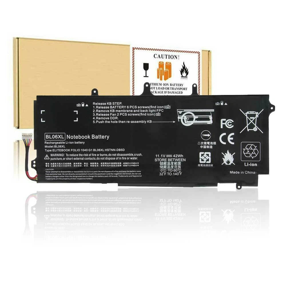 BL06XL Battery For HP EliteBook Folio 1040 G0/G1/G2 722236-2C1 722297 F450 F450C