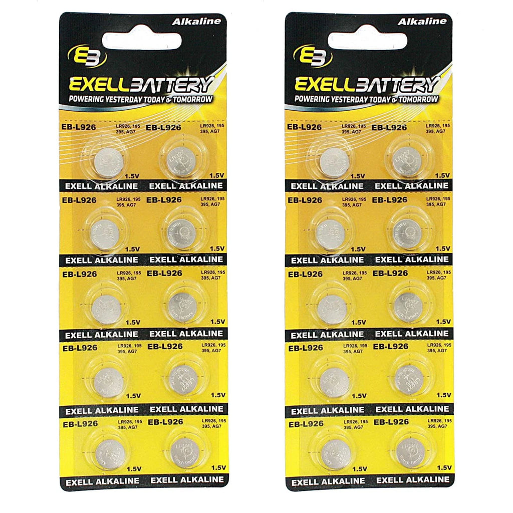 2x 10pk Alkaline 1.5V Watch Battery Compatible With SR926 SR927 SR927W