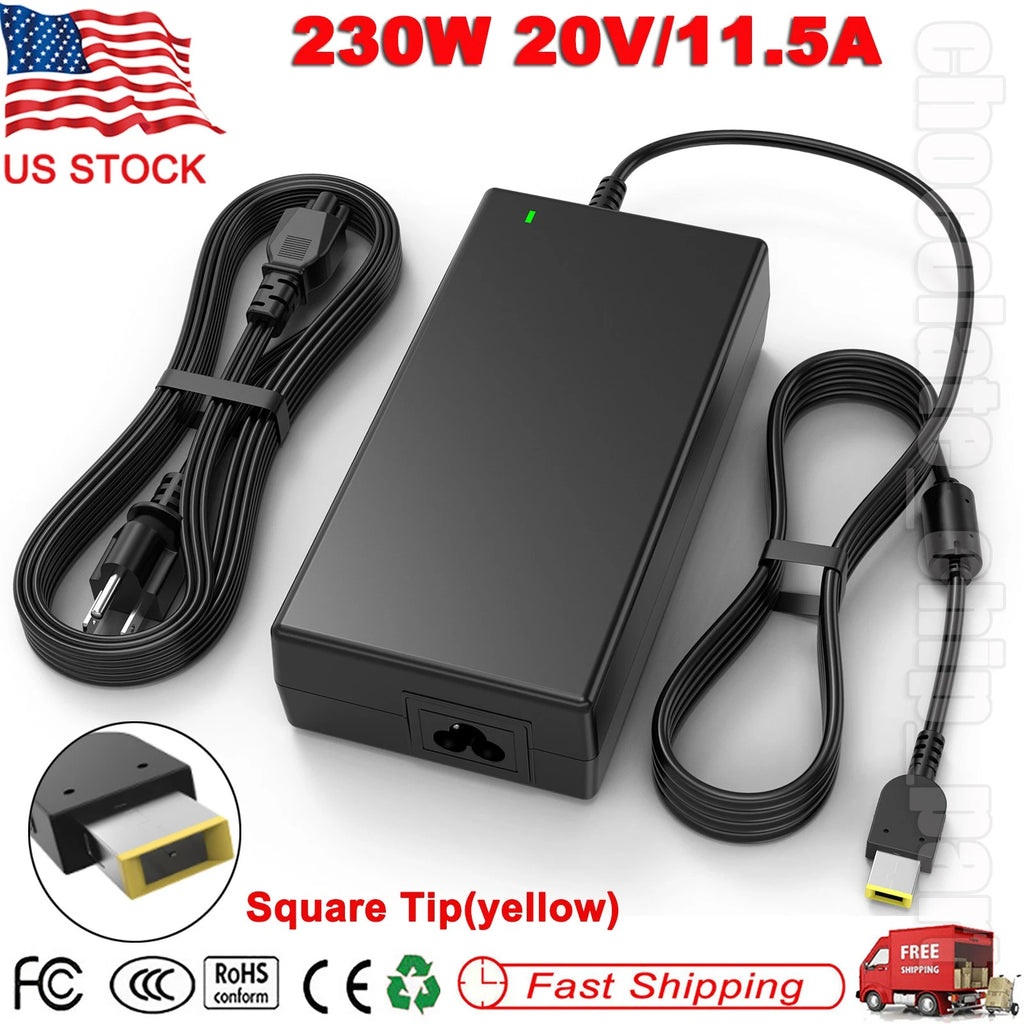 230W AC Charger Adapter For Lenovo Legion 5 5i 7 7i Gaming Laptop Power Supply