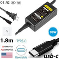 Laptop Charger 90W watt USB Type C(USB-C) Power Adapter for Dell Latitude 2in1