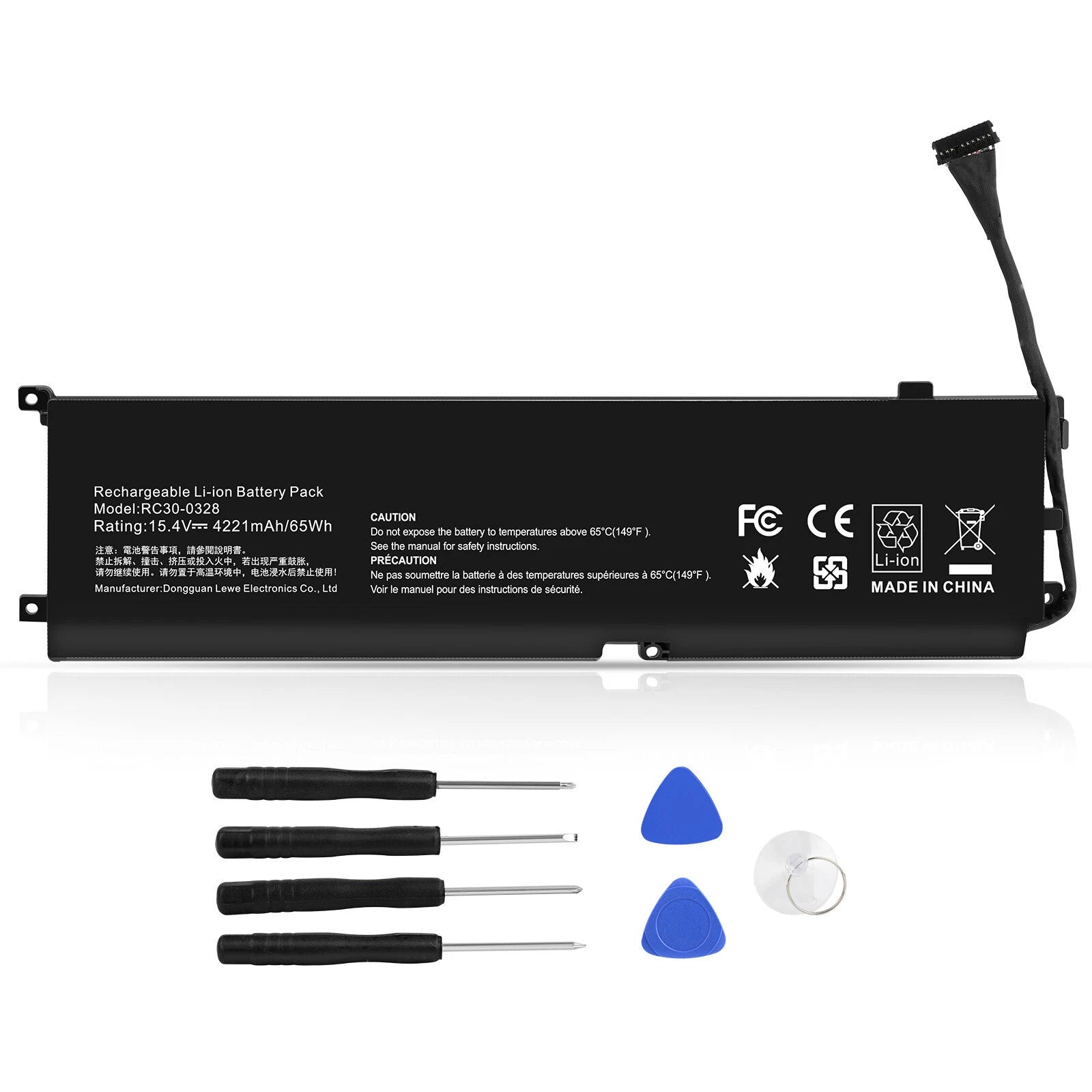?RC30-0328 BATTERY FOR RAZER BLADE 15 BASE 2020 2021 RZ09-0328 RZ09-0369 65WH