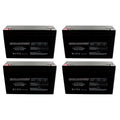 New 4pc 6V 12Ah SLA F1 UPS System Battery Compatible With UB6120, D5736