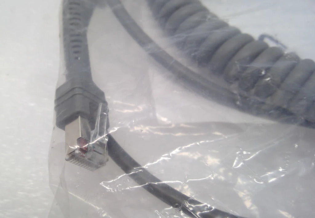 NEW Zebra CBA-U74-C12-ZAR Powered USB Cable 12V 12FT(3.7M) COILED Shielded POS
