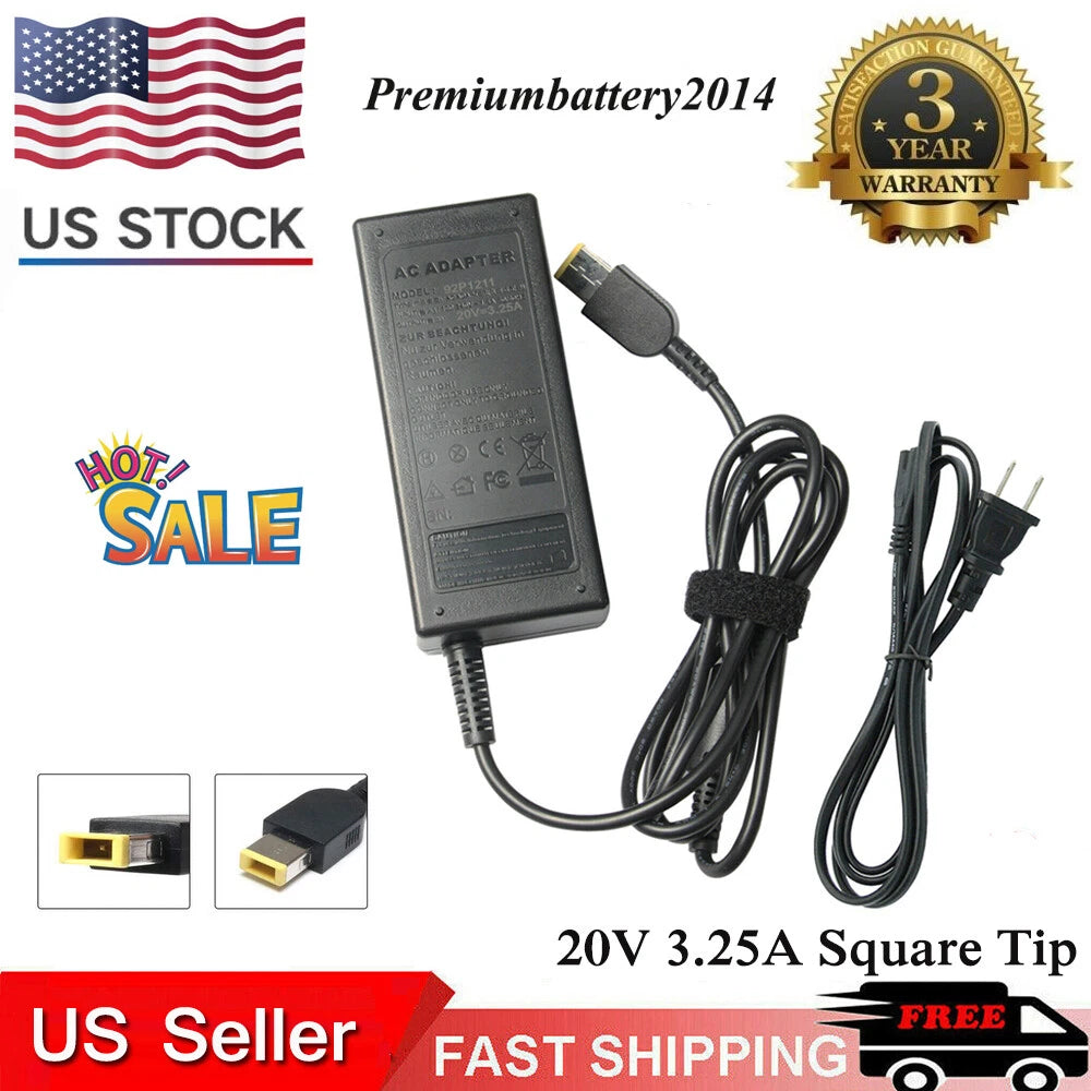 20V 65W AC Adapter Charge for Lenovo X240 X240S T440 T440P T440S Power Supply
