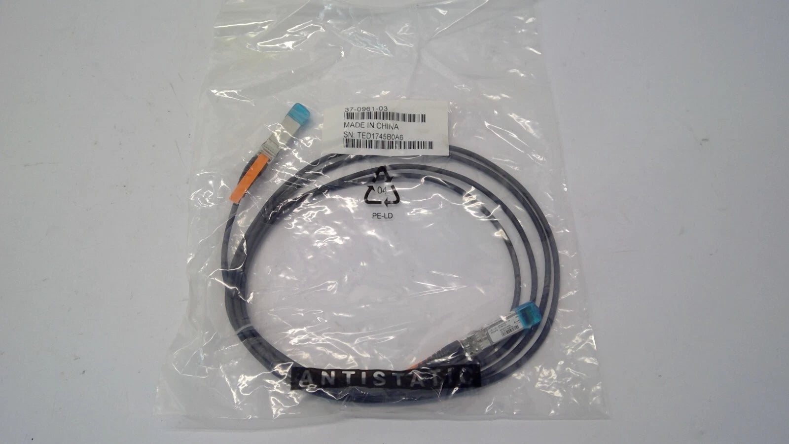 NEW CISCO SFP-H10GB-CU3M SFP+ 3 Meter 10GBASE Twinax Cable 37-0961-03