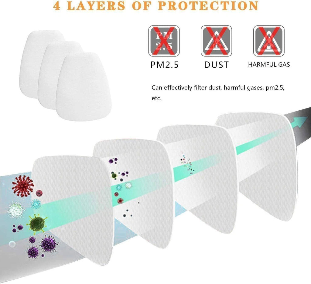 20Pcs 5N11 Cotton Filters Replacement For 6200/6800/7502 Series Respirator