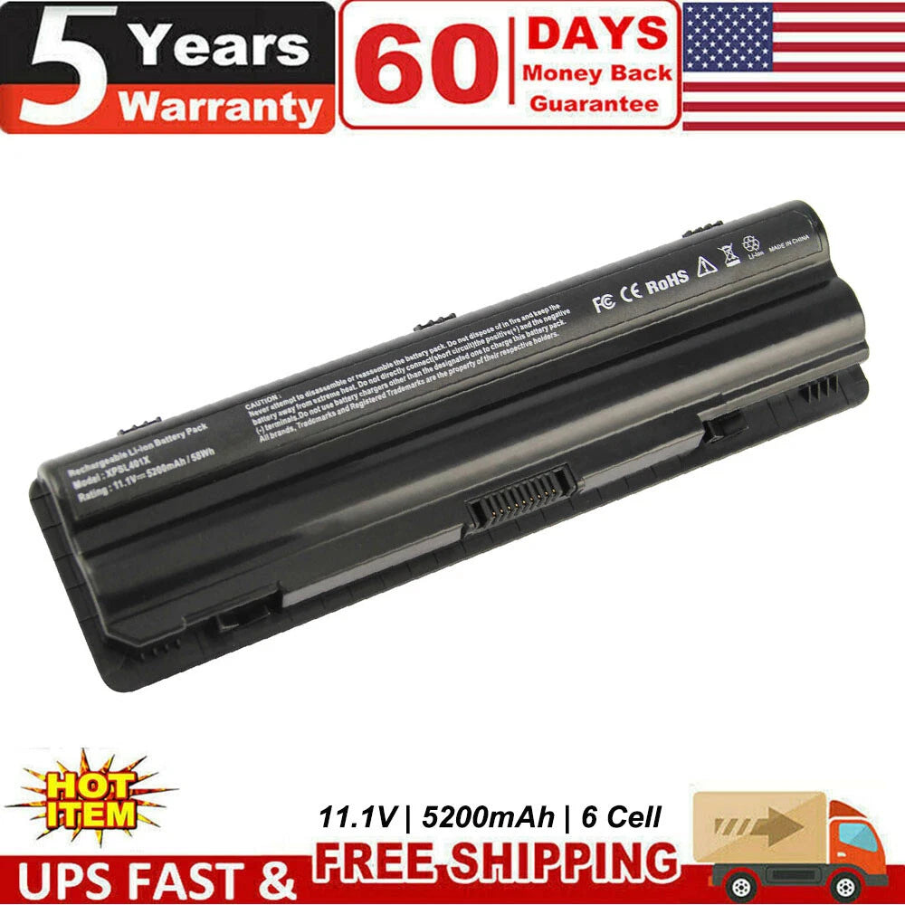 Laptop Battery for Dell XPS 14 15 17 L401x L501x L502x L701X L702x 312-1127 PC