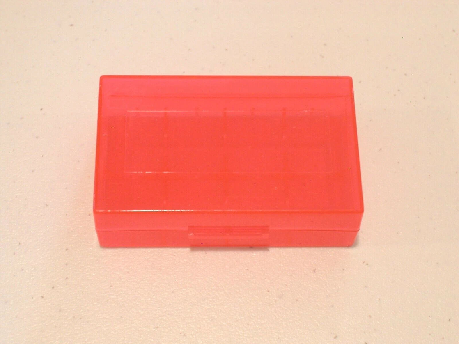 5 pc 20700 21700 PLASTIC STORAGE PROTECTIVE CASE HOLDER BOX BATTERY RED 2-bay