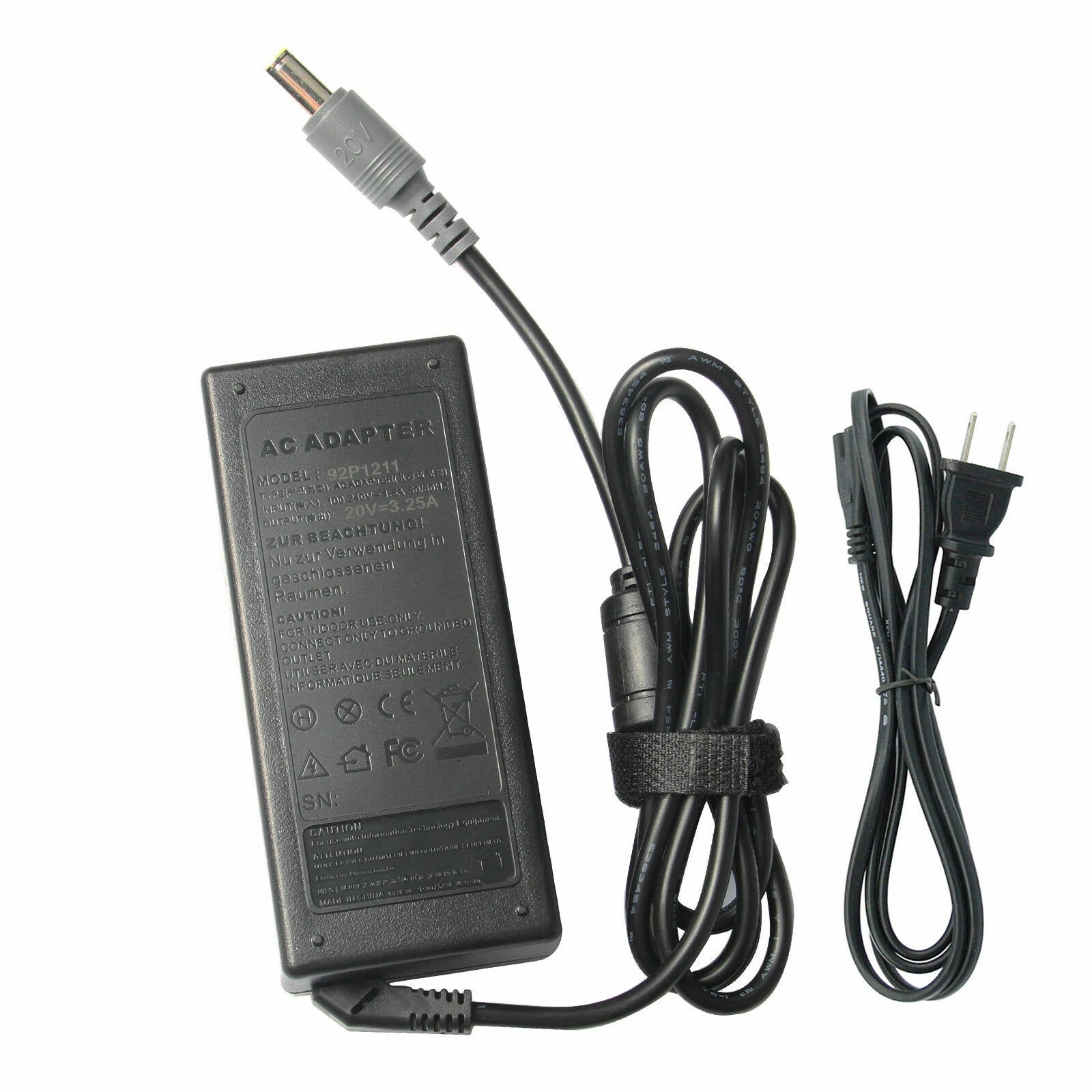 65W Adapter Charger For Lenovo Thinkpad T400 T410 T420 T420S T430 T500 T510 T520