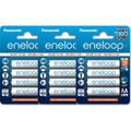 12 Panasonic Eneloop AA BK-3MCCE min 1900 maH Rechargeable Batteries USA SELLER