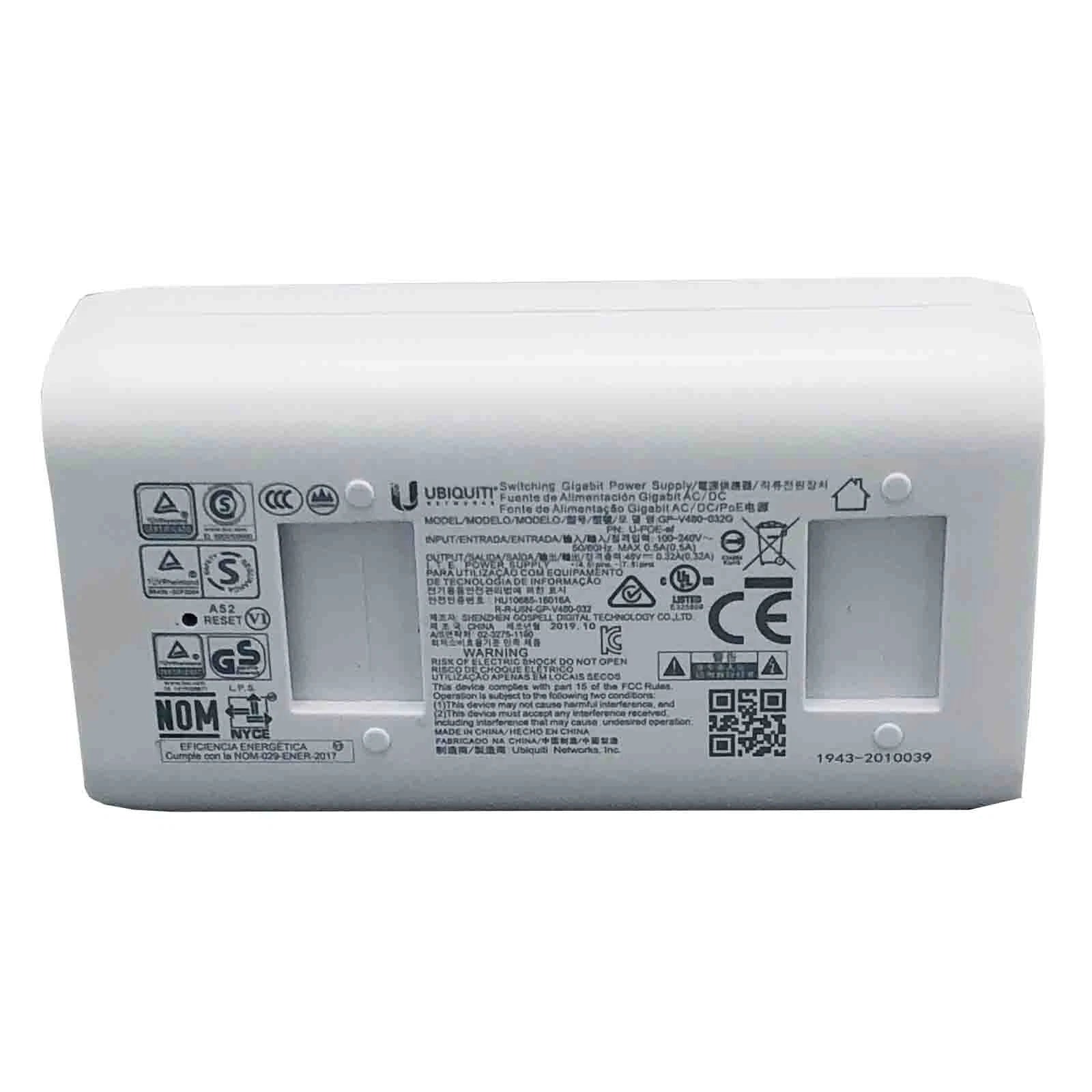 NEW Original Ubiquiti PoE Injector Adapter for UAP-FlexHD Wi-Fi Access Point