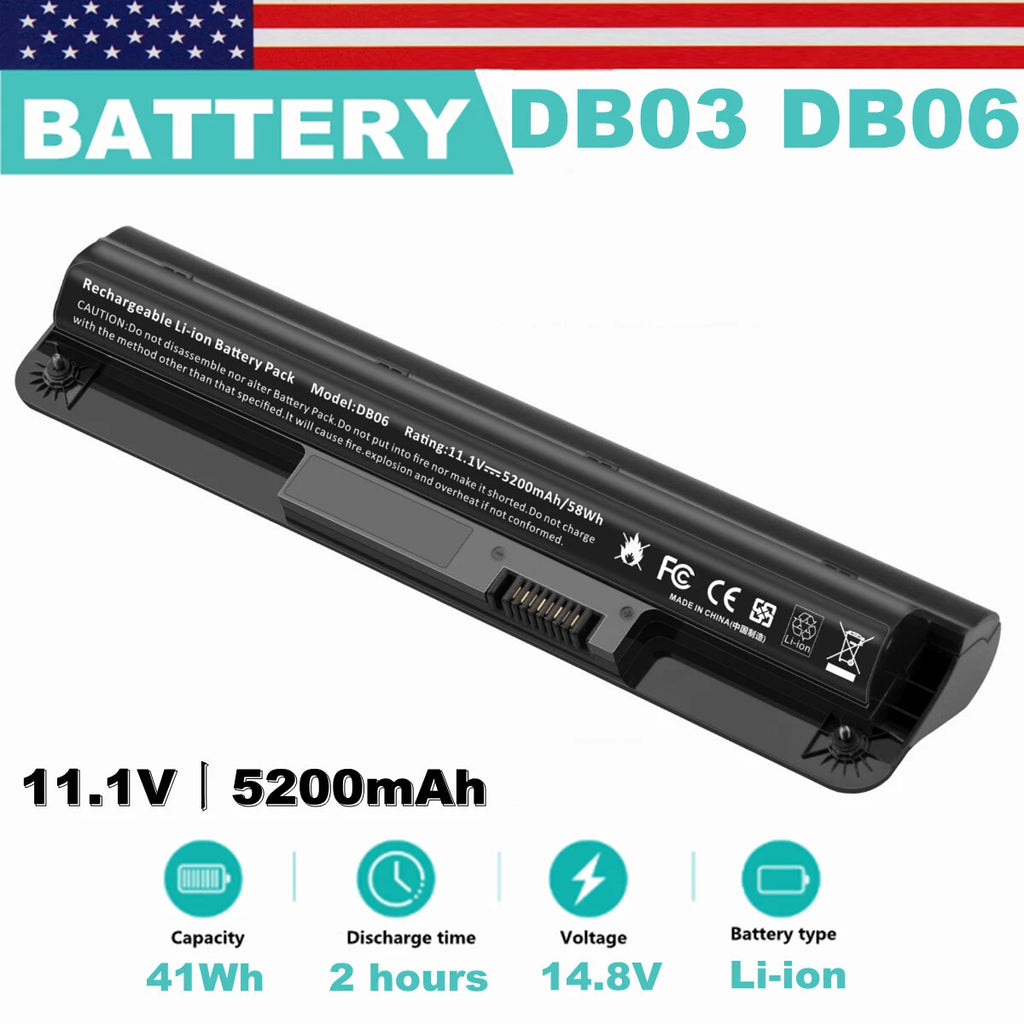 DB03 DB06XL Battery for HP ProBook 11 EE G1 G2 HSTNN-LB6Q DB03036 796930-421