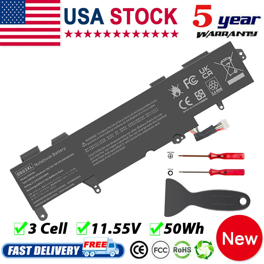 SS03XL HSTNN-IB8C Battery For EliteBook 830 G5, 840 G5, 735 G5, 755 G5