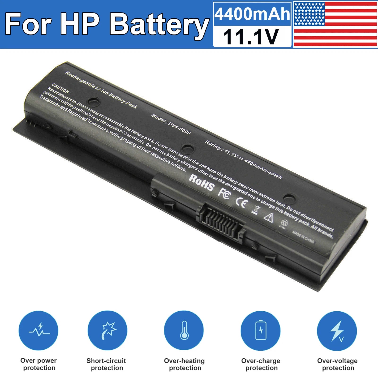 ??LOT MO06 Battery for HP MO09 DV4-5000 DV6 DV7 DV7t-7000 671731-001 4400mAh