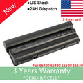 9 Cell Battery For Dell Latitude E6540 E6530 E6440 E6430 E6420 312-1163 NHXVW F