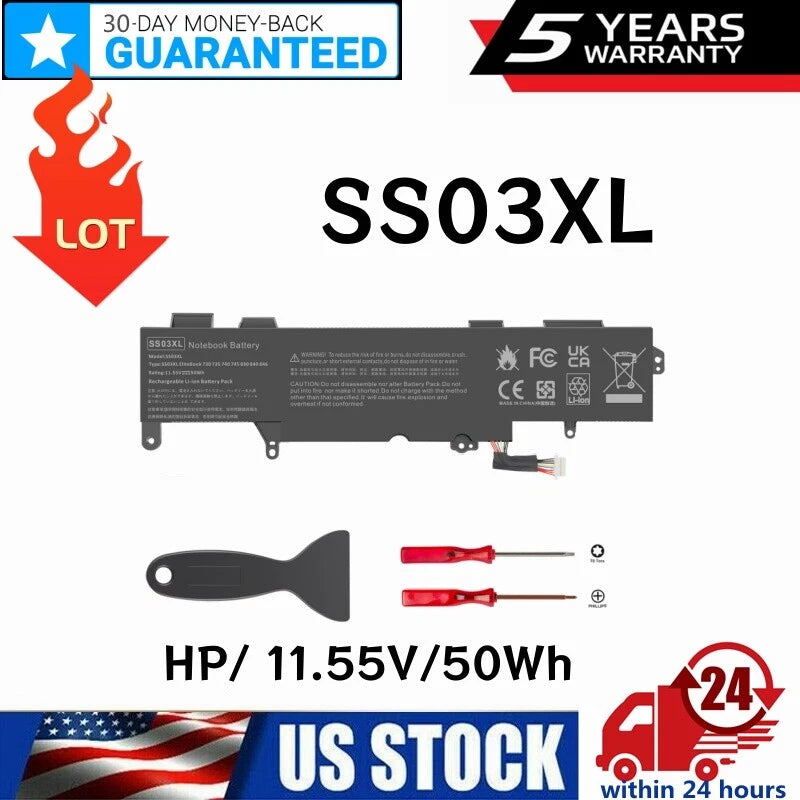 LOT SS03XL Battery for HP EliteBook 840 G5 G6 735 740 G5 933321-855 ZBook 14U G6