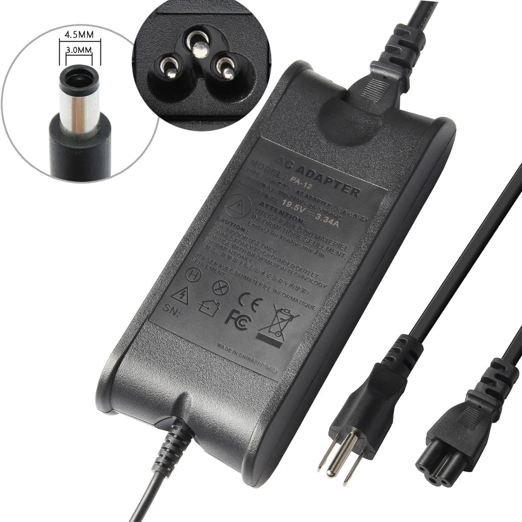 65W AC Adapter Charger Power for Dell Inspiron 15 3565 15 3567 Supply Cord