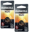 2 x Duracell Lithium CR1620 3V Coin Cell batteries DL1620 ERC1620 KRC EXP:2027