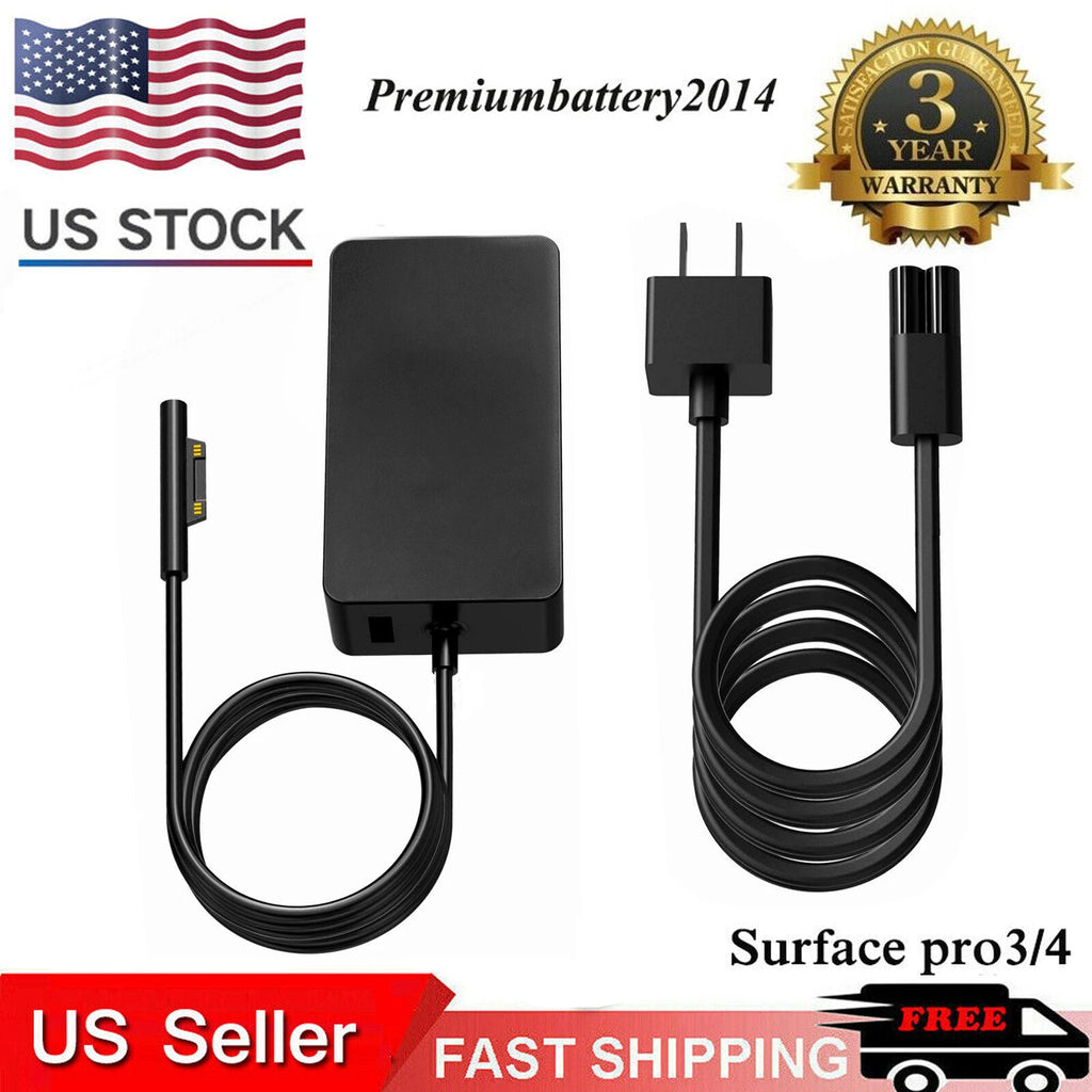 AC Adapter For Microsoft Surface Pro 4 3 Power Supply 1625 Charger Power Supply