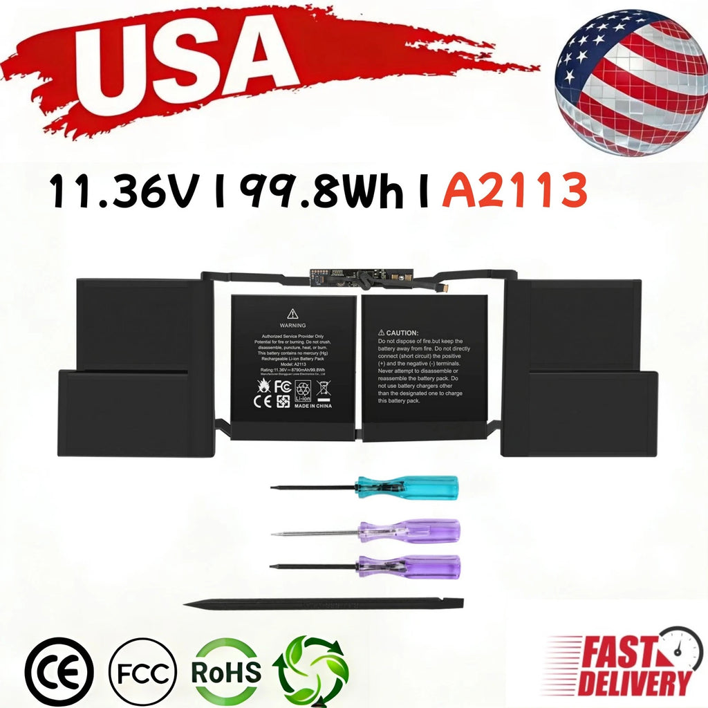 A2113 Battery for MacBook Pro Retina 16" Model A2141 2019 Year MVVL2LL/A