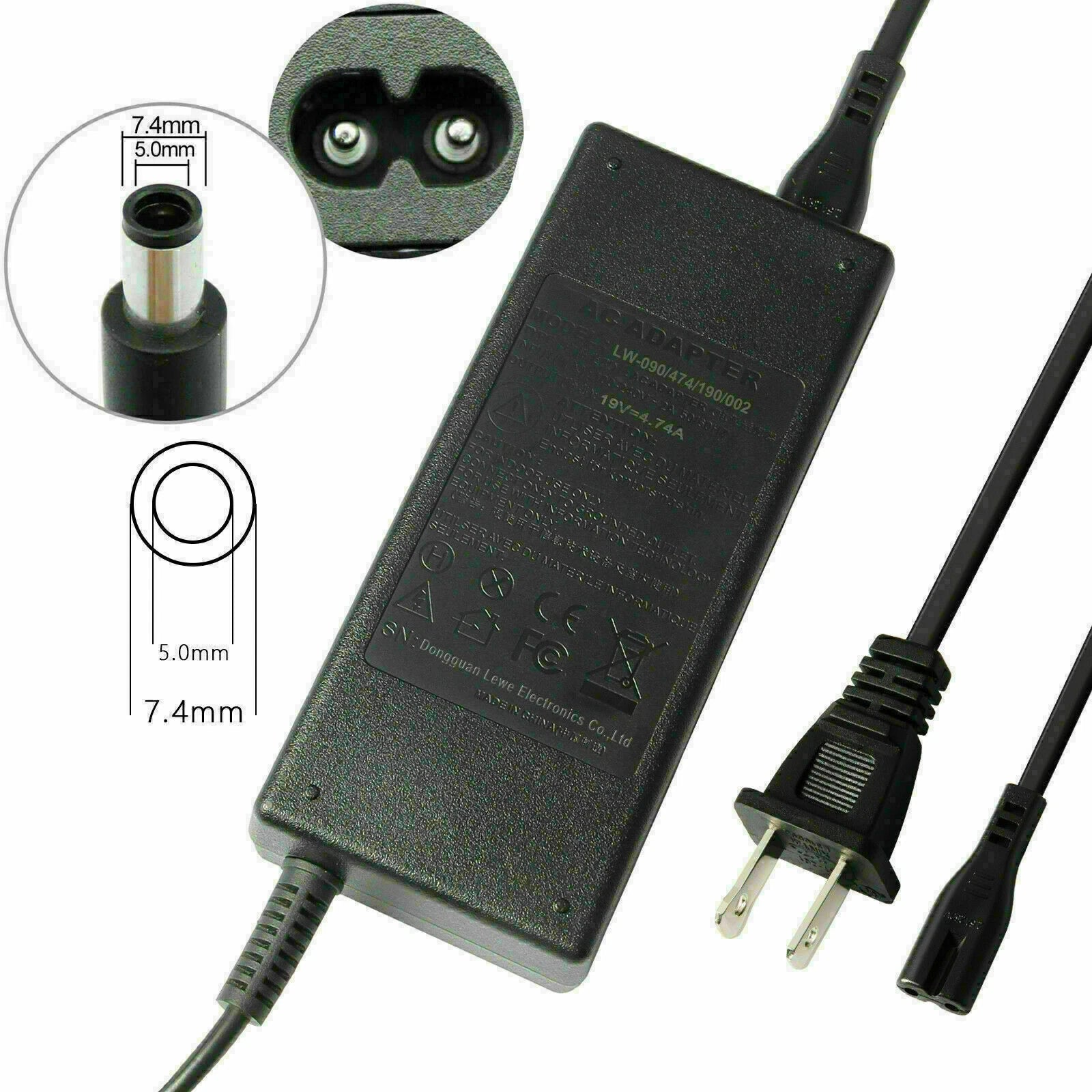 90W Adapter Laptop Charger for HP Elitebook 8470p 8460p 8440p 8460w 8560w 8570wp