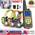 3000 FT Dog Training US Collar Rechargeable Remote Shock PET Waterproof Trainer