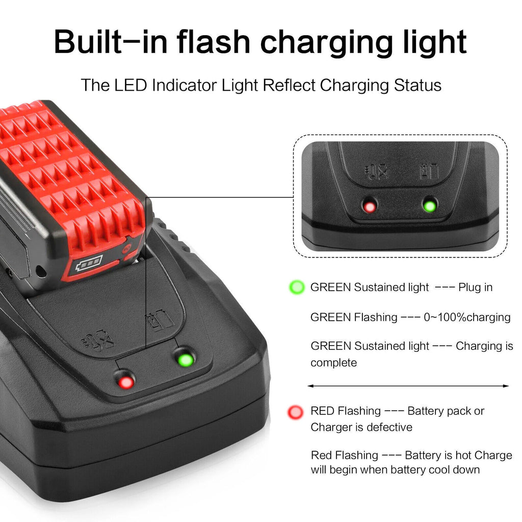 Battery Charger for Bosch 18V 14.4V Li-ion Battery BC660 GAL1860CV AL1820CV USPS