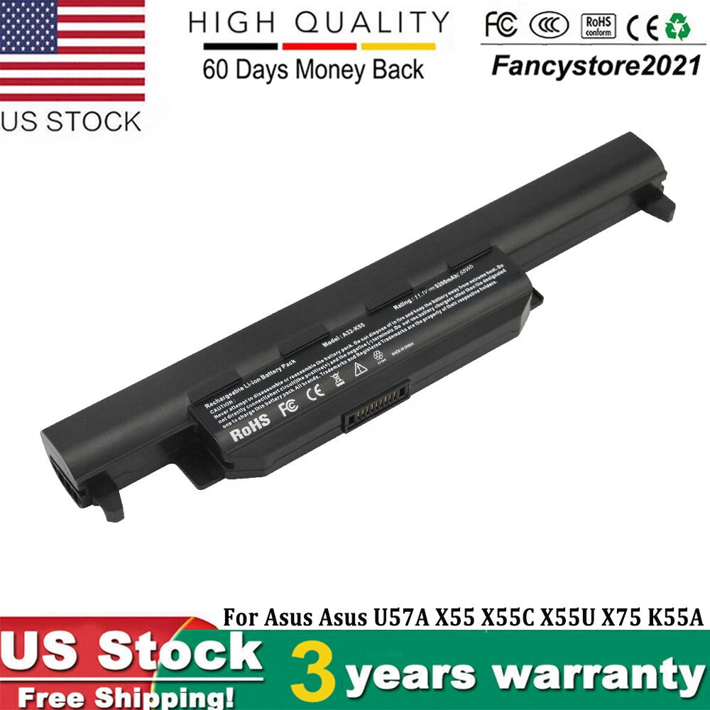 ?A32-K55 Laptop Battery For Asus Asus U57A X55 X55C X55U X75 K55A K55N R500 R503